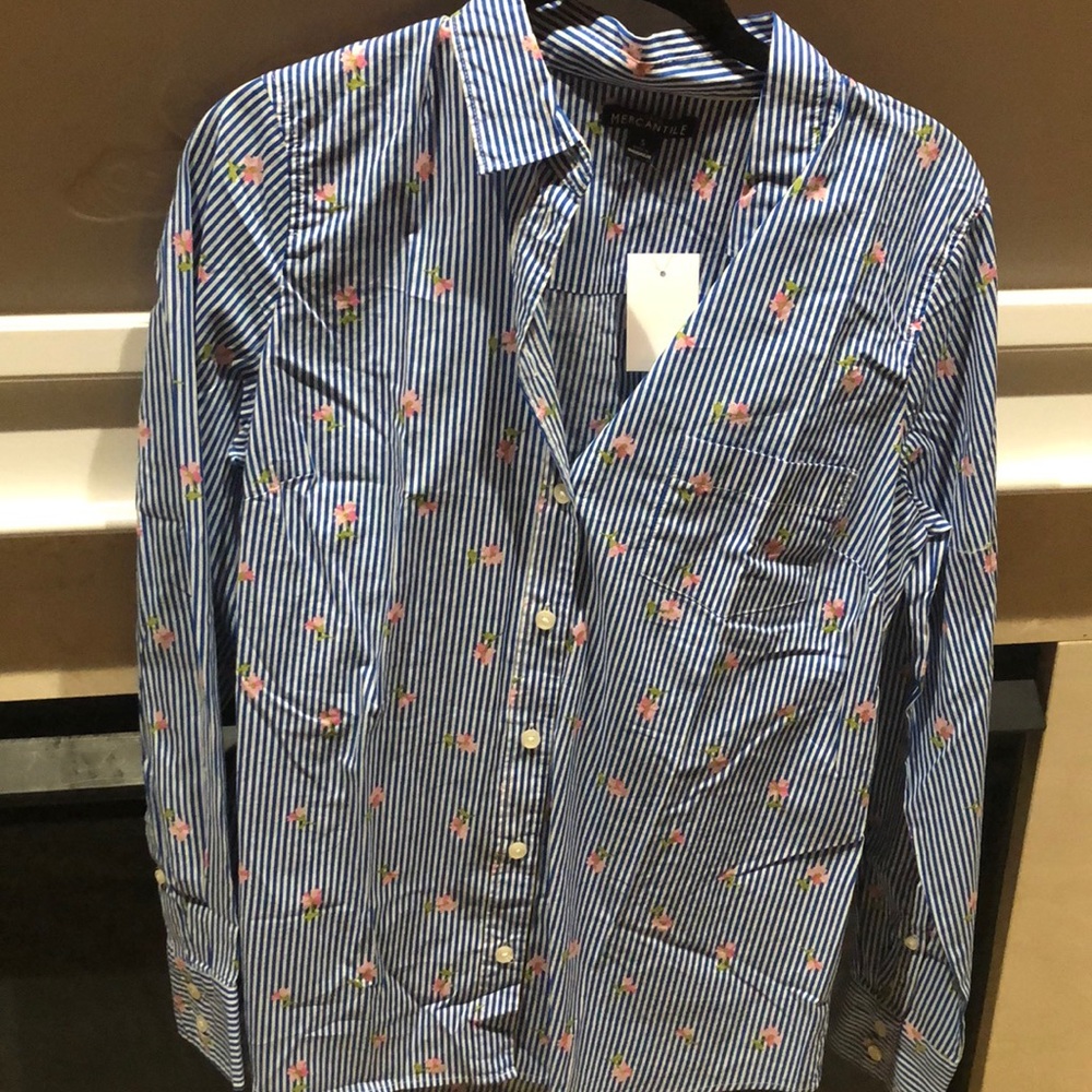 Never work j crew button up